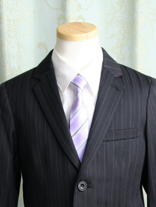 コムサデモード ストライプのスーツ(薄紫ネクタイ) 120 / ブランド ...